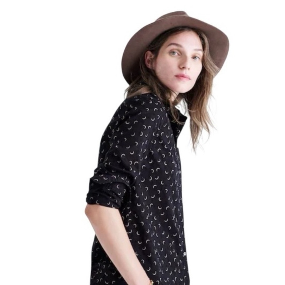 Madewell Button Down Creacent Moon Shirt